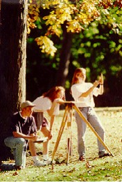 Students on campus