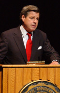 L. Paul Bremer III delivering an Ubben Lecture
