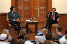 L. Paul Bremer III talking with Bruce Stinebrickner