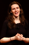 Liz Murray delivering an Ubben Lecture