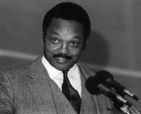 Jesse Jackson delivering an Ubben Lecture