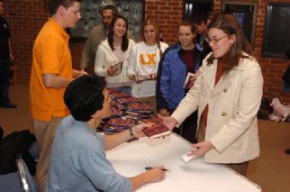 Mitch Albom at the book signing