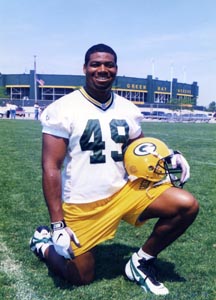 Jay Pettigrew in Packers uniform