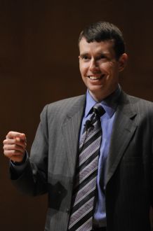 David Plouffe delivering an Ubben Lecture