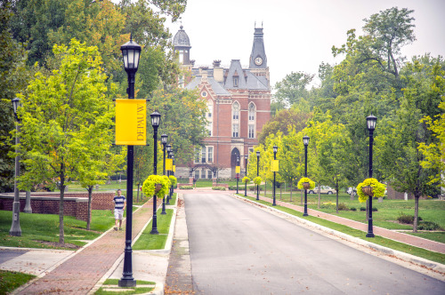 Anderson Street with East College in the background