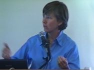 Mary Meeker delivering a lecture