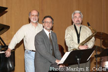 Larry Wiseman with DePauw Faculty Jazz Ensemble